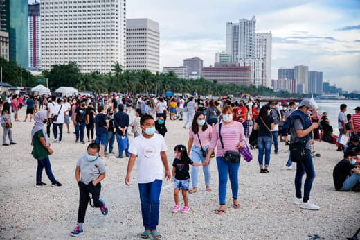 菲律宾大马尼拉为新冠低风险区，达沃市为超低风险区